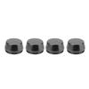 CFTGIW 4pcs 56mm/2.2in Universal Wheel Rim Center Cap Hub Cover Aluminum Modified Part Purple Hub Cap Hub Cover Wheel Rim Center Cap (Black) view 2