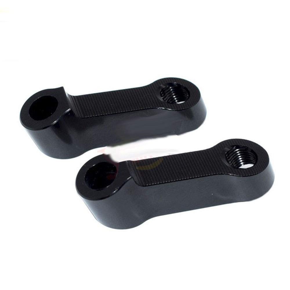 Motorcycle Accessories Motorcycle CNC Rear View Mirror Extender Adapter Spacer Extension Compatible with BMW F700GS F800R F650GS F750GS R Nine T R1200GS(Black)