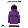 Burton Kids' Ascutney 2L Insulated Jacket Imperial Purple/True Black, XS view 4