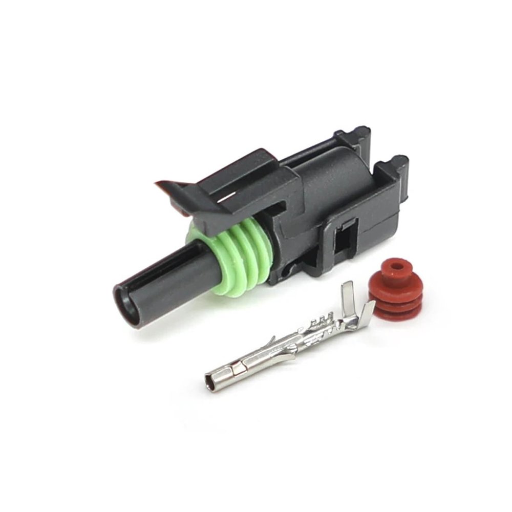 BHUPWZE 1Set 12015791 Auto Waterproof Connectors Housing 2.5mm Automotive Sensor Cable Harness Connector Additional Terminal/Seal(Terminal seal)