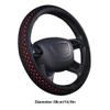 Ice Silk Mesh Steering Wheel Cover to Keep Cool in Summer Breathable Anti-Slip Car Steering Wheel Cover for Steering Wheel with a Diameter of 14.5"-15" view 2