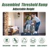 BESEA 4inch/3inch/2inch/1inch Rise Assmble Curb Ramp 4" High 42" Length for Driveway Curb Ramp Motorycle, Loading Dock, Truck, Threshold Ramp(1",2"34 INCH RiseAdjustable Height) view 4