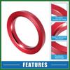 Motoforti Car Hub Centric Rings OD 73.1mm to ID 56.1mm Hub Centric Rings Wheel Bore Center Spacer Aluminum Alloy Red (Set of 4) Long-Lasting view 3