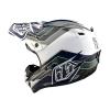 Troy Lee Designs SE4 Polyacrylite Adult Motocross Off-Road Dirt Bike Helmet with MIPS, Block, Charcoal / Navy, Large view 2