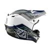 Troy Lee Designs SE4 Polyacrylite Adult Motocross Off-Road Dirt Bike Helmet with MIPS, Block, Charcoal / Navy, Large view 3