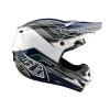 Troy Lee Designs SE4 Polyacrylite Adult Motocross Off-Road Dirt Bike Helmet with MIPS, Block, Charcoal / Navy, Large view 4