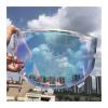 Helmet Visor Compatible with KYT/NFR/NX/TTC Helmet Shield Windshield Sunscreen Electroplated Lens High Strength(Black) view 2