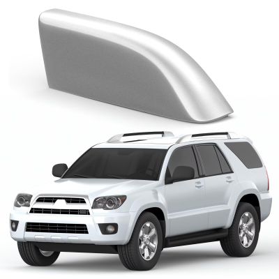 Car Roof Rack End Caps Fit For Toyota 4Runner 4WD N210 2003 2004 2005 2006 2007 2008 2009 Roof Rack Accessories Roof Rail End Cover Roof Luggage Rail Rack Protection Cover Shell Trim 1 Pc Silver