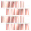 Evaclean Swilly Original Disposable Crevice Brushes - 100 Pack - Versatile Cleaning Tool for Tight Spaces, Window Tracks, Keyboards, Car Vents, and Household Use (Red) view 1