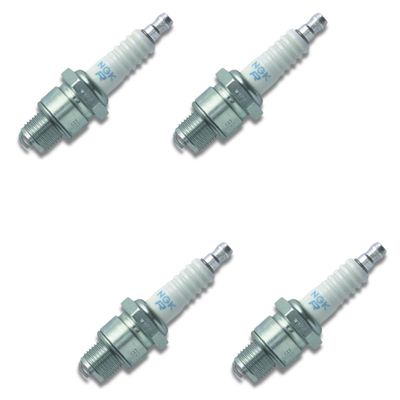 RIDE AND CUSTOM Set of 4 Spark Plugs Compatible with PEUGEOT SPEEDFIGHT 2 2T AC 2002-2009
