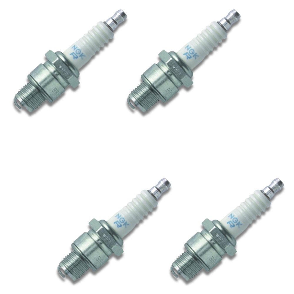 RIDE AND CUSTOM Set of 4 Spark Plugs Compatible with PEUGEOT SPEEDFIGHT 2 2T AC 2002-2009