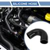 X AUTOHAUX 1 Pcs 51mm/2.01" ID 90mm/3.54" Length 135 Degrees Black Car Silicone Hose Coolant Hose Universal view 2