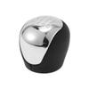Hihaha 6 Speed Manual Gear Shifter Knob for Hyundai Elantra 08-09 / Front Stick Shifter Lever Knob/Durable Plastic Faux Leather / 1 Pcs Black Silver Tone view 1