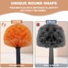 2 Pack Orange Twist-On Cobweb Duster Head Brush, Fits Standard 3/4 inch Threaded Poles, Attachment Brush, Spider Web Duster for Outdoor & Indoor Cleaning view 3