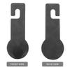 SOLUSTRE 1pair Hidden Car Seat Storage Hooks Discreet Headrest Bag Holders for Purses and Accessories Pu Material Installation view 2