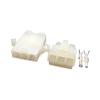DLAHPJPT Automotive Electrical connectors 1 Set 2/3/4/6/9/12 Pin Spaced Line to Line Air Docking Large Current Bar Connector Pl*/UG 3191 L6.2-3P L6.2-2P L6.2-4P/L6.2-6P/L6.2-9P/L6.2-12P(3 Pin,1 Set) view 1