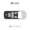 TuxMat - for BMW X5 7-Seater 2019-2026 Models - Custom Car Mats - Maximum Coverage, All Weather, Laser Measured - This Full Set Includes 1st, 2nd and 3rd Rows view 3