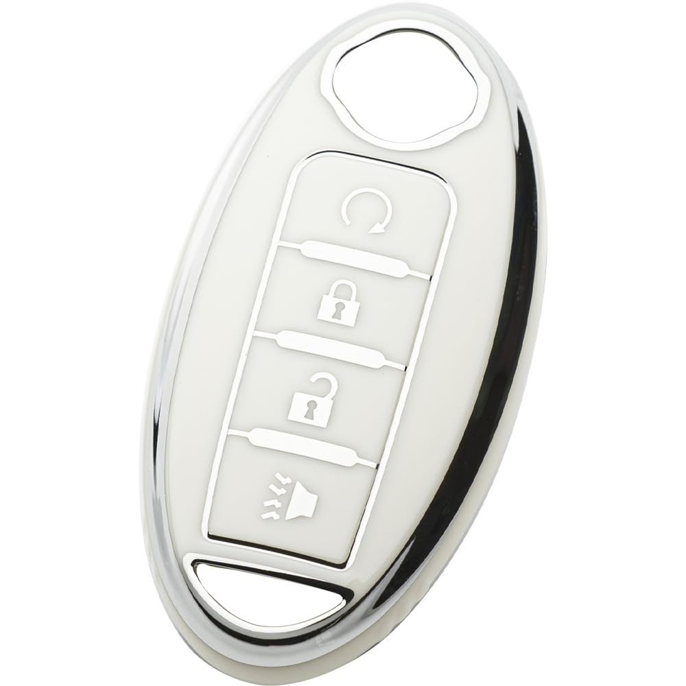WTSHOPME Key Fob Cover Fit for Nissan Altima Rogue Sentra Pathfinder Frontier Maxima Titan Armada Versa Smart Key