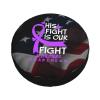 His Fight is Our Fight Alzheimers Tire Cover Waterproof Wheel Cover for SUV Truck Trailer Camper Rv 16 in view 3