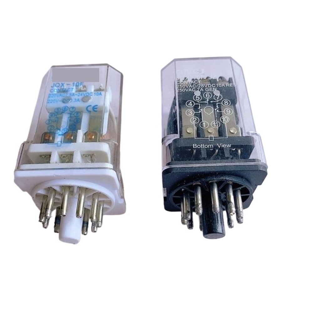 Intermediate Relay JQX-10F 2Z/3Z JTX-2C JTX-3C Small Relay 8PIN DC12V DC24V AC110V AC220V NSIXSURIM(JQX-10F 2Z,DC24V)