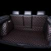 CXZTY Car Leather Cargo Liners for Mini Hatch 3-Door F56 One/D/Cooper/S/SD 2014 2015 2016 2017 2018 2019 2020, Full Coverage All Weather Rear Trunk Liner Mats Protector Boot Mats,BlackRed view 1