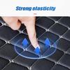 CXZTY Car Leather Cargo Liners for Mini Hatch 3-Door F56 One/D/Cooper/S/SD 2014 2015 2016 2017 2018 2019 2020, Full Coverage All Weather Rear Trunk Liner Mats Protector Boot Mats,BlackRed view 2