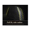 CXZTY Car Leather Cargo Liners for Mini Hatch 3-Door F56 One/D/Cooper/S/SD 2014 2015 2016 2017 2018 2019 2020, Full Coverage All Weather Rear Trunk Liner Mats Protector Boot Mats,BlackRed view 4