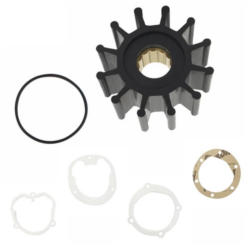 FyJcBdd 09-1027B Marine Flexible Water Pump Impeller Kit for Johnson 09-1027B 09-1027B-9 Yanmar 129670-42530 129470-42530 129470-42531 Parts