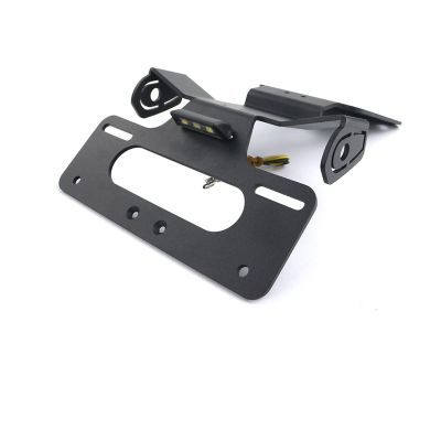 AHJFYETUS Motorcycle License Plate Holder Frame Rear Tail Tidy Fender Eliminator Kit Fit Compatible with Kawasaki Versys 650 2015-2021 2022 2023