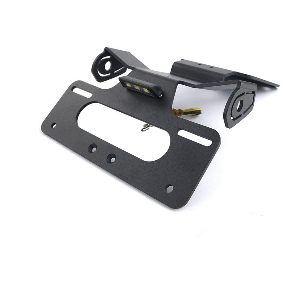 AHJFYETUS Motorcycle License Plate Holder Frame Rear Tail Tidy Fender Eliminator Kit Fit Compatible with Kawasaki Versys 650 2015-2021 2022 2023
