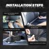 VTCTOASY Kick Mat Back Seat Protector for Car 2 Pack Extra Large Car Back Seat Cover with 3 Storage Pockets Waterproof Seat Back Protector Western Desert Backseat Car Organizer for Trucks SUV view 4