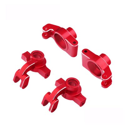 Mesimsple Alum Steering Blocks Knuckle & Caster Blocks for 1/10 10208 Rear Stub Axle Hub Carriers Series Upgrades Part