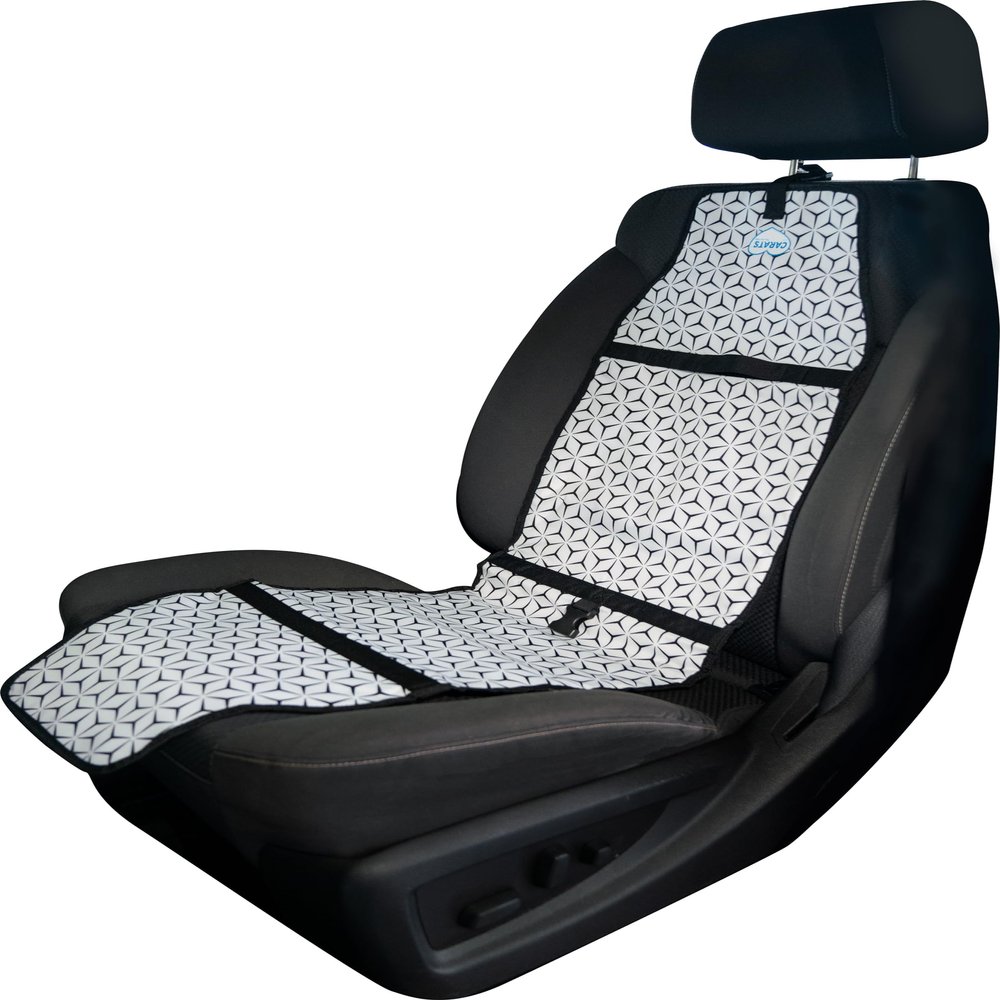 Cool Carats Car Seat Cooling Pad for Adult COOLTECH Car Seat Cooler for Hot Weather Innovative Cooling Pad Offers Quick Relief and Comfort, Your Summer Essential for Travel (Tuxedo)