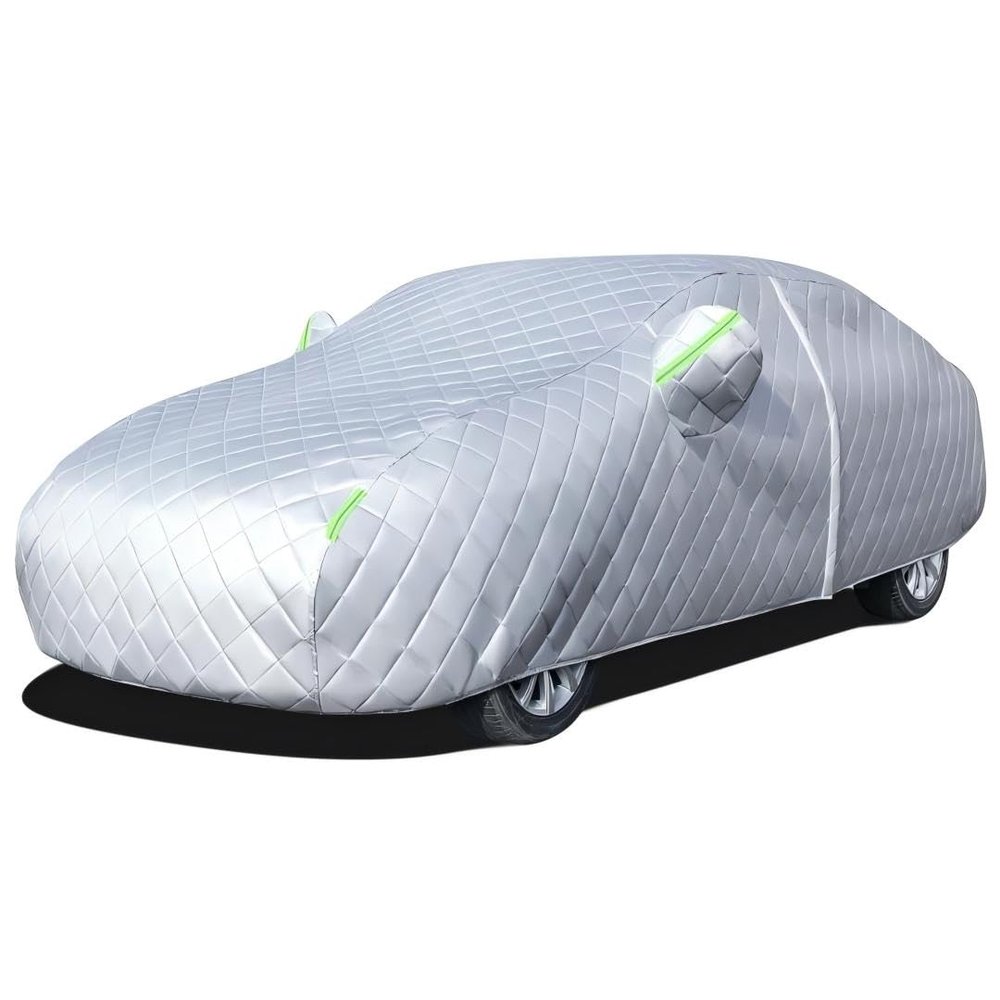 MotorCart Basics Anti-Hail Car Cover Compatible with BMW M5 F90 Competition 2018-2020,Professional Thickened Custom Car Cover with Reflective Strips