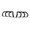 Real Carbon Fiber Car Rear Tail Light Frame Lamp Cover Sticker Accessories Compatible For Ford Mustang 2015+ view 1