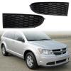 jojobasec Car Front Bumper Fog Light Cover Left/Right for Journey 11-20 68079852AB 68079853AB Front Bumper Fog Lamp Grilles view 2