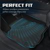 All Weather Rubber Car Floor Mats Compatible with 2016-2022 Honda HR-V TPE Rubber Full Set Includes 1st 2nd Row Front Floor Mat (for 2016-2022 Honda HR-V) view 2