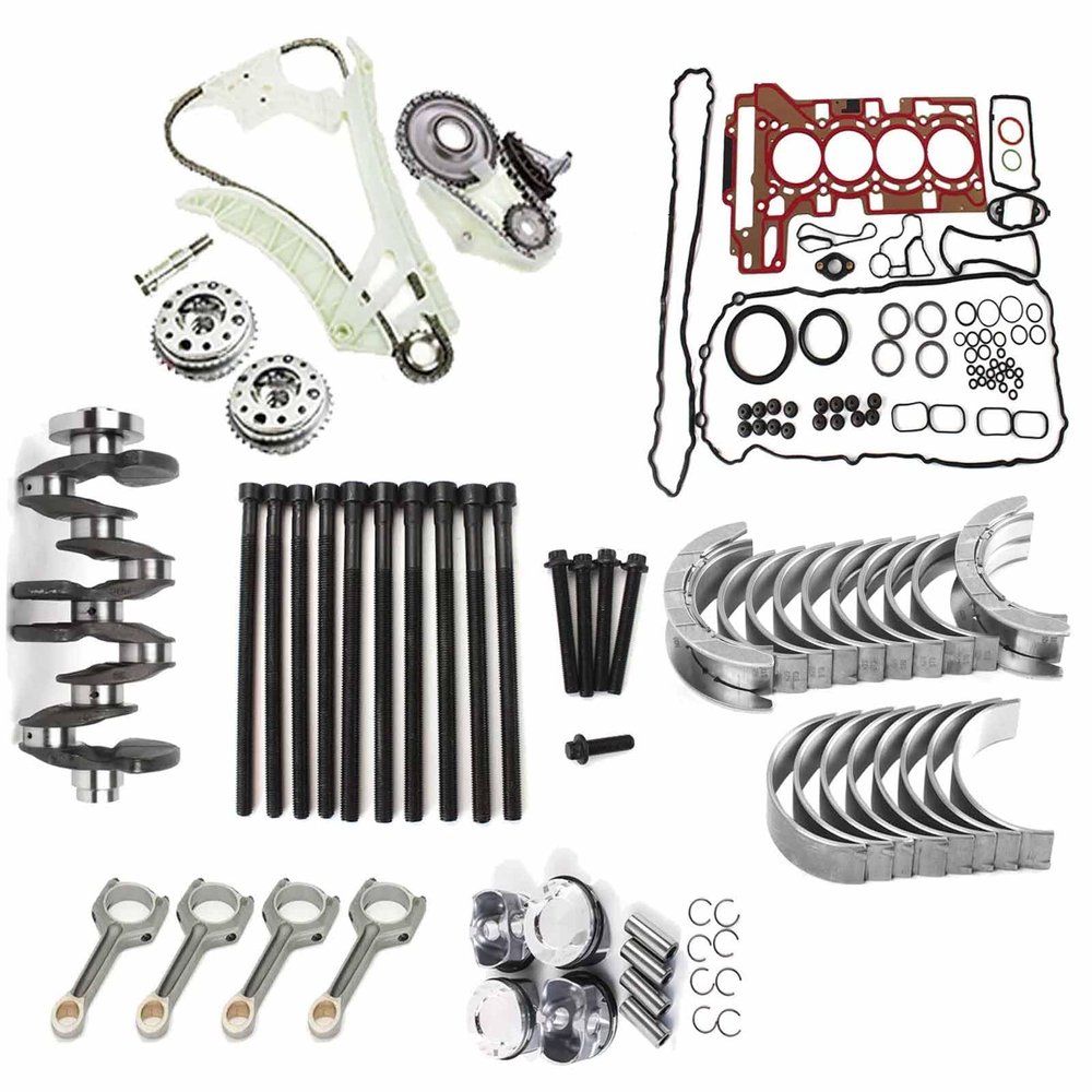 YWEISPART for BMW 320i 428i X3 11217640165 N20 Engine Overhaul Rebuild Kit w/Crankshaft