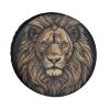 Cartoon Lion Spare Tire Covers Waterproof Dust Proof Tire Protectors Universal Wheel Protectors for Trailer SUV Truck Camper Travel Accessories Diameter 30inch view 1