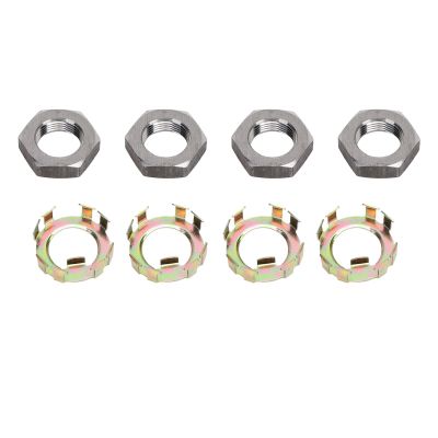 CFTGIW Trailer Wheel Spindle Nut Retainer Metal Easy Installation Sturdy Wheel Axle Nut Retainer Set Replacement for 2K to 7K 8K Axle
