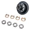CFTGIW Trailer Wheel Spindle Nut Retainer Metal Easy Installation Sturdy Wheel Axle Nut Retainer Set Replacement for 2K to 7K 8K Axle view 2