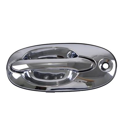 HUYILUN0104 All Chrome Exterior Door Handle Outer Handle Compatible with Kia Sedona Carnival 2002 2003 2004 2005 (Front Left)
