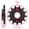 Caltric 23801-MKE-A50 Front Drive Chain Sprocket Compatible with Honda CRF450X 2019-2024 / CRF450L 2019-2020 CRF450R 2021-2024 13 Tooth view 2