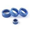 Bacar Auto Condition Knob Button Cover Trim, Blue Console Vent Switch Button Climate Control Ring Knob Button Decorate 4 PCS for HONDA Civic 11th Generation 2022+, CRV CR-V 2023-2024 view 2