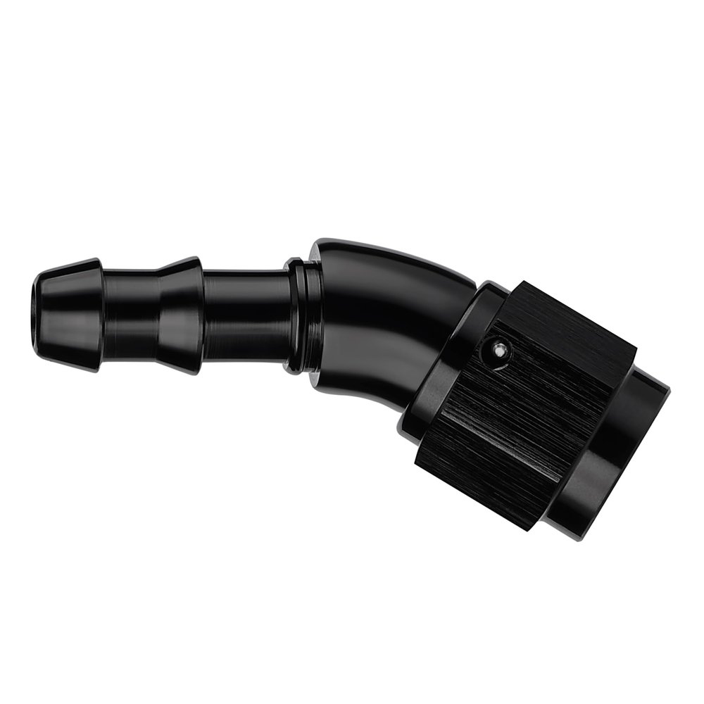EVIL ENERGY 4AN 30 Degree Push Lock Fitting One Piece Full Flow Hose End