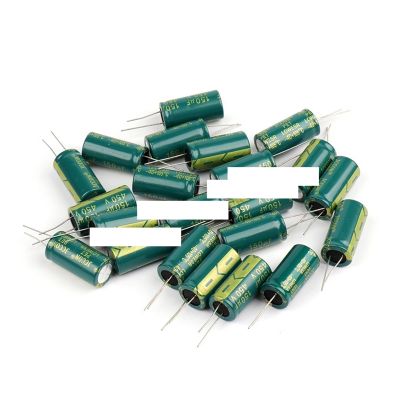 2PCS 450V 150UF Horn Hard Feet Electrolytic Capacitor Size 25X30