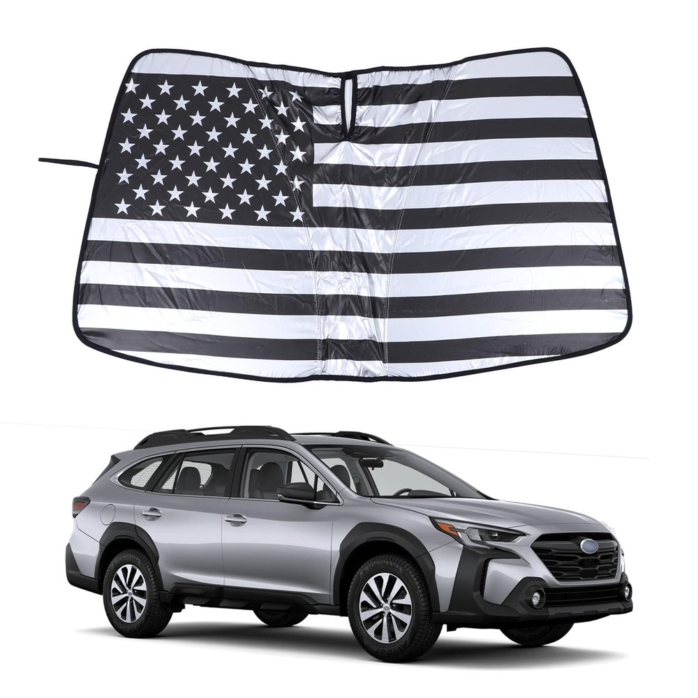 Windshield Sunshade for Subaru Outback 2020-2024, Front Window Sun Shade, Foldable Reflective Sun Visor, Screen Shield Cover UV Blocker Protector HeatShield Keeps Your Vehicle Cool (Grey)