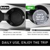 Ohleats Bling Car Cup Coaster, 2.75 Inch Non-Slip Don't Fuck Up My Car Please Cup Holder Insert Coaster, Crystal Rhinestone Auto Drink Cup Mat, Universal Car Accessories (Gray-4PCS) view 3