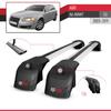 accessorypart Compatible with Audi A6 (C6) Avant 2005-2011 ACE-2 Model Car Roof Rack Cross Bar Gray Aluminium 2 Bars view 3