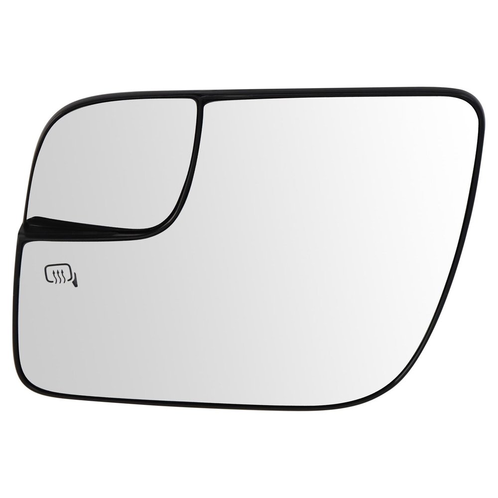 TRQ Driver Side Mirror Glass Heated Snap On